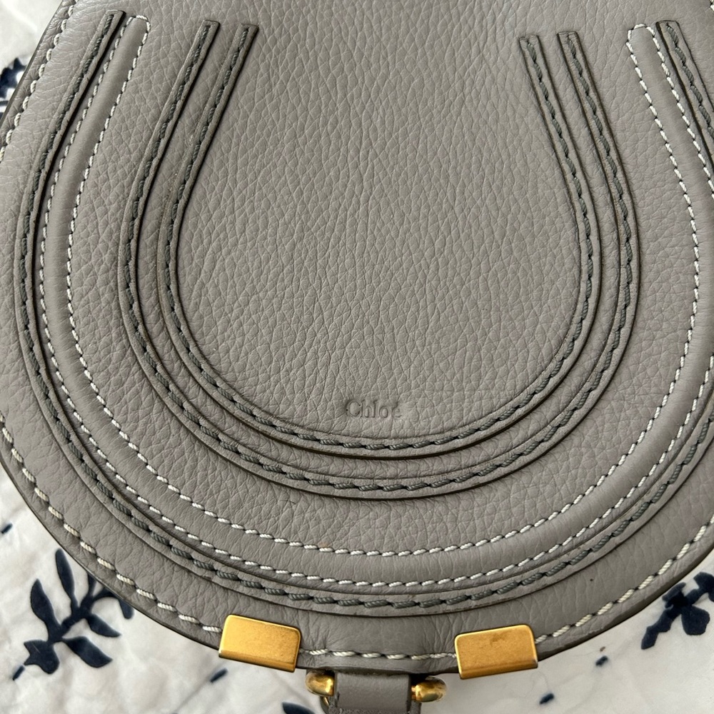 Chloe mini Marcie bag - gray